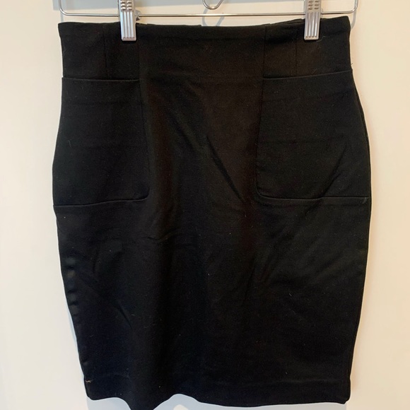 Black Pencil Skirt - Picture 1 of 2